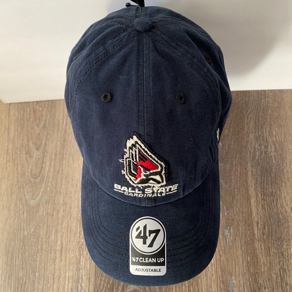 Ball State University Cardinals ‘47 Brand Hat Adjustable Dad Baseball Cap NEW - Picture 7 of 11